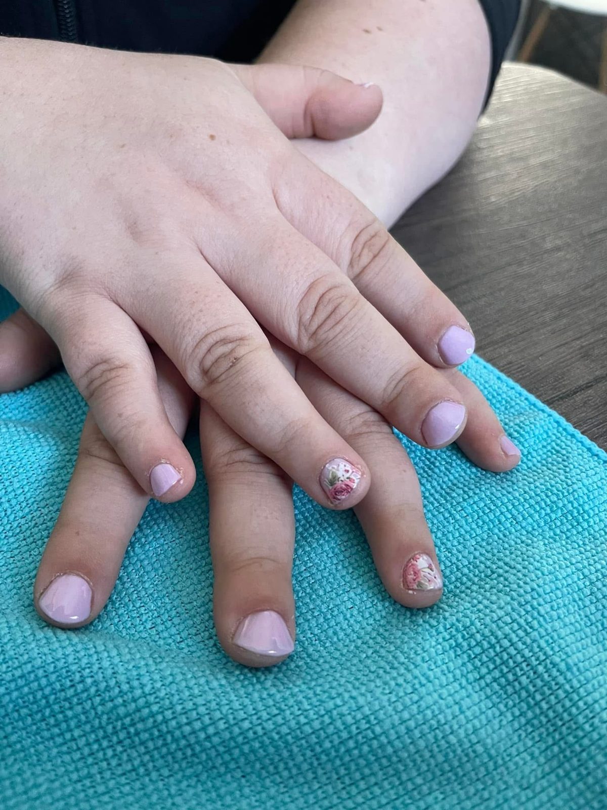 kids lilac floral